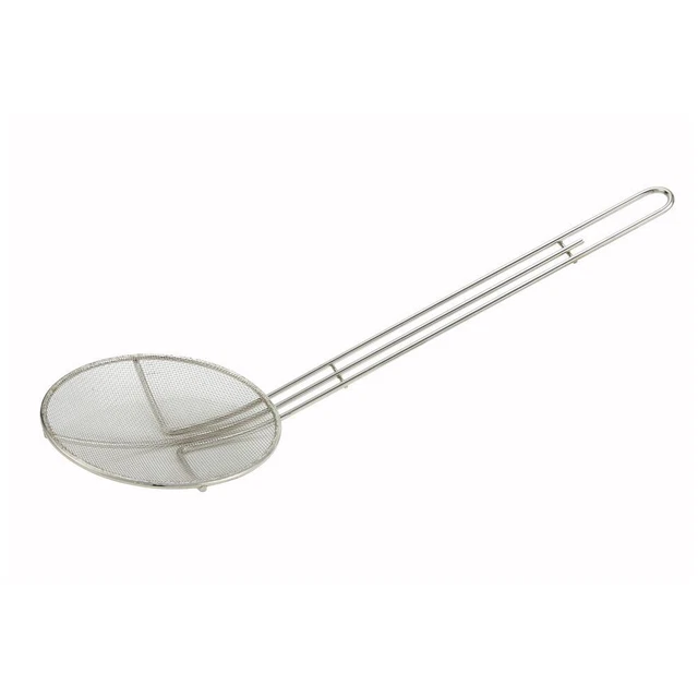 Winco SCF-6R, 6.5x20-Inch Round Mesh Skimmer