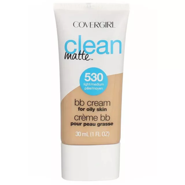 CoverGirl Clean Matte BB Cream For Oily Skin, Light/Medium 530, 1 fl oz