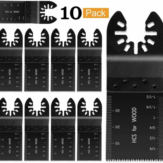 10 pièces équipement multi-outils oscillant travail des métaux multifonctionn