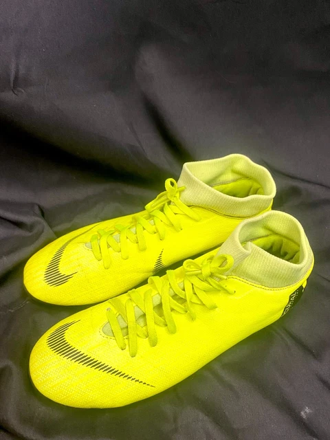 NIKE MERCURIAL SUPERFLY 8 Pro FG Neon Yellow Green Football Boots
