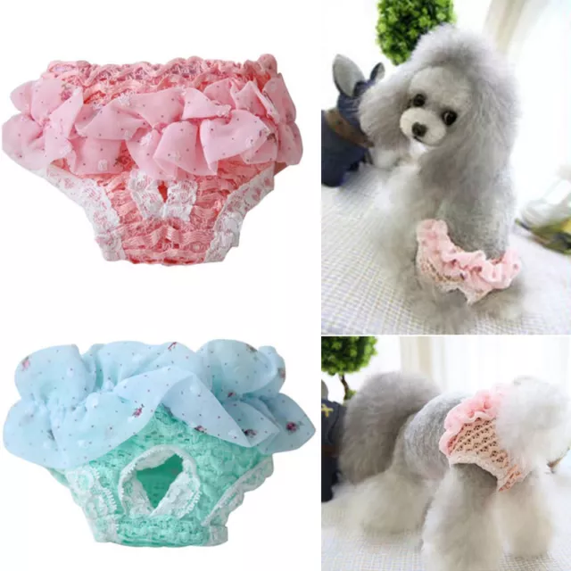 Washable Female Pet Small Dog Sanitary Physiological Pants Puppy Diaper Panties