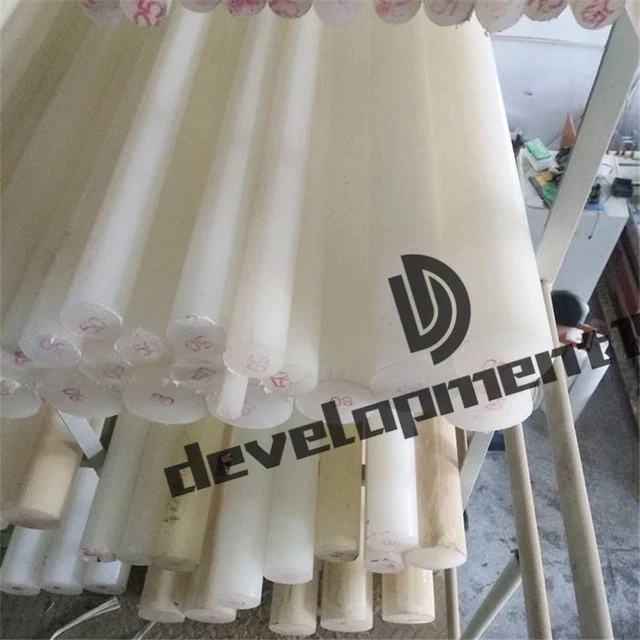 20pcs ABS Styrene Plastic Round Bar Rods Diameter 2mm length 250mm White