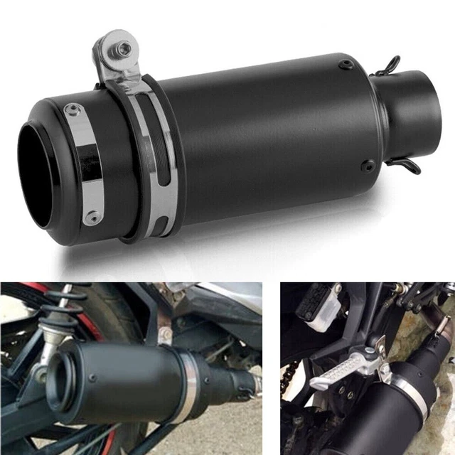 51mm Slip On Exhaust Muffler Pipe Racing Street Dirt Bike Universal Motorcycle