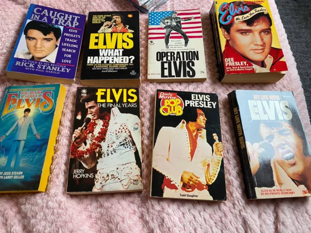 8 Elvis Presley Paperbacks