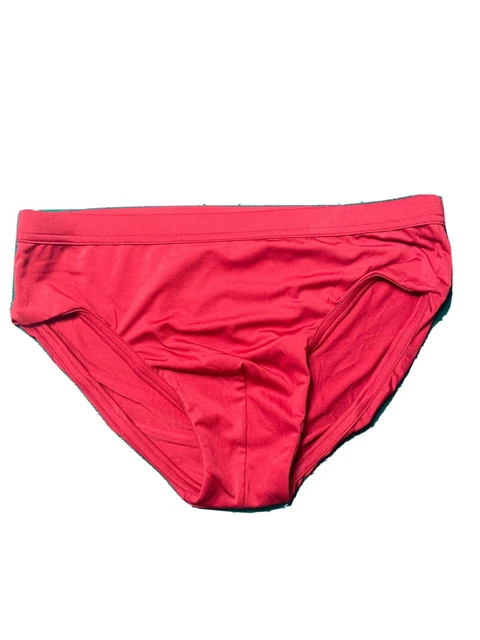 Vintage Jockey Life Pouch Brief Medium 1 Pair Red Polyester Underwear