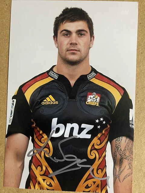 Liam Squire - Chiefs Rugby Signed 6x4 Photo