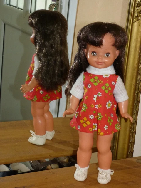 Vintage 1960 Poupée BELLA 60 CM breveté sgdg | UK