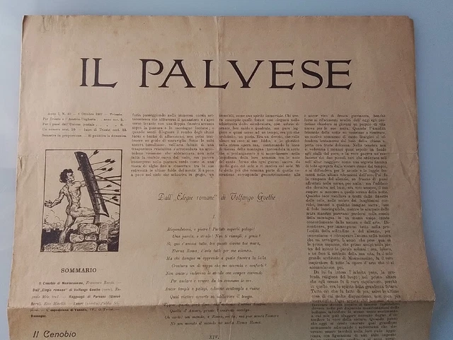 Il Palvese 1907 Numero 40 Del 6 Ottobre Trieste