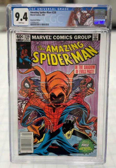 Amazing Spider-Man #238 Newsstand CGC 9.4 Marvel Comics 1983 Hobgoblin Ned Leeds