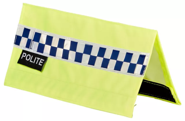 Equisafety Polite Noseband/Browband/Rein Hi Viz Cover Sleeve Yellow Reflective