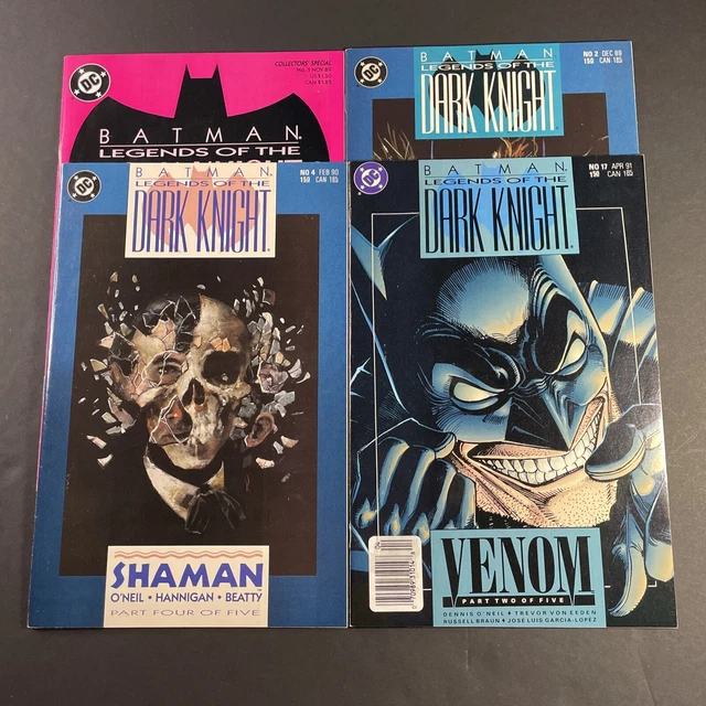 Lot Of 4 “Batman: Legends Of The Dark Knight" Issues 1 2 4 17 VF to NM (J21)