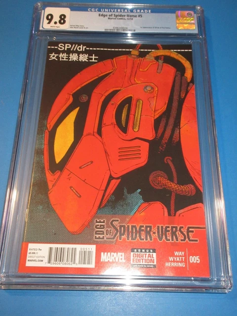 Edge of Spider-verse #5 1st Peni Parker Hot Key CGC 9.8 NM/M Gorgeous Gem Wow
