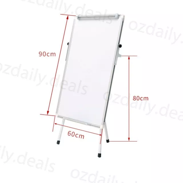 60 x 90cm Magnetic Easel Whiteboard Portable Stable with Telescopic Tripod Stand 2