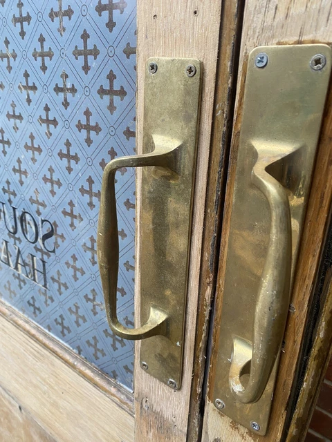 Antique Period Double Doors French Doors Wooden Pair Of Doors 2
