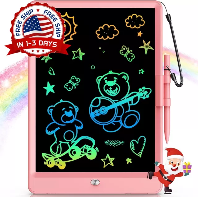 "Tableta de escritura 10" LCD para niños Tableta de dibujo, Juguetes educativos...