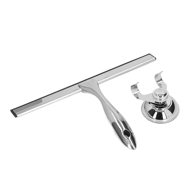 02 015 Squeegee vetro efficace per doccia con ventosa per