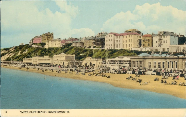 Bournemouth west cliff beach