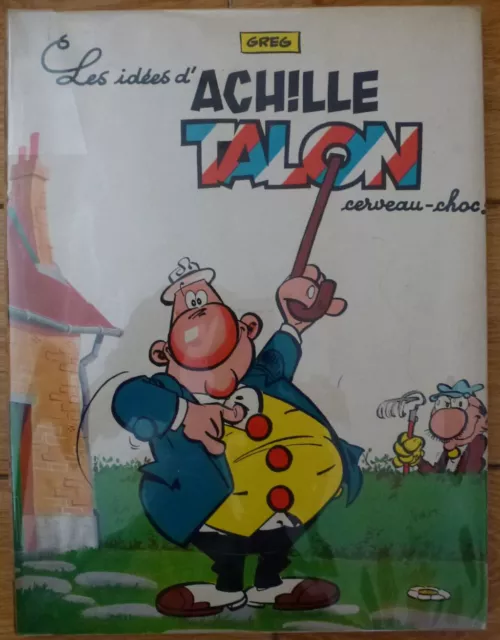 LES IDEES D'ACHILLE TALON CERVEAU-CHOC Greg Dargaud EO 1966 Couverture Souple