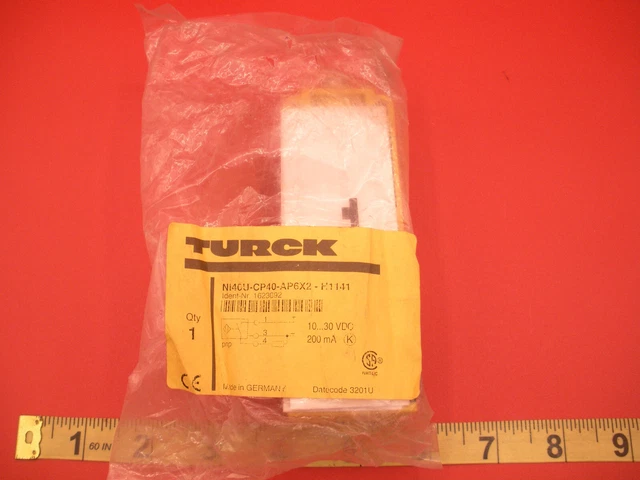 Turck Ni40U-CP40-AP6X2-H1141 Proximity Sensor 623692 10-30vac Sn 40mm Nib New