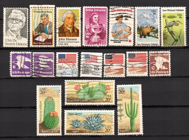 Briefmarken USA LOT aus 1981 gestempelt (US 359)