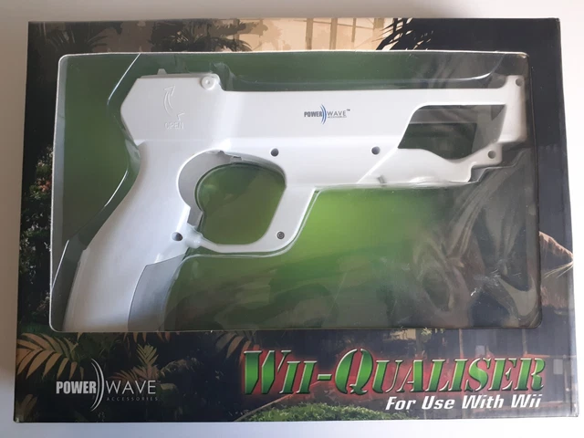 WII-QUALISER NINTENDO WII Power Wave Gun Controller Attachment, New in ...
