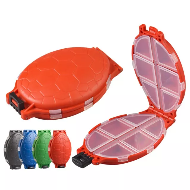 Dispositivo da pesca box deposito esca pratico stile tartaruga 43 G accessori pesca