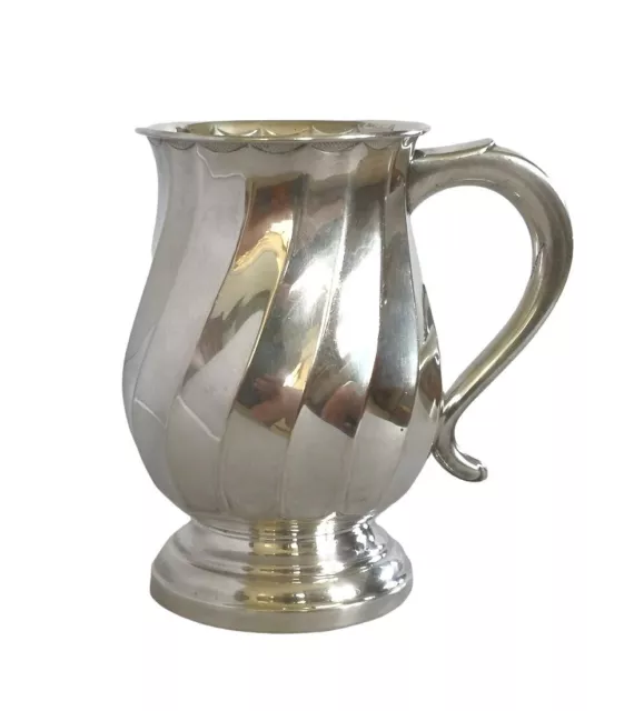 Boccale tankard  mug vintage antico argento 800 torchion argentiere Schiavon