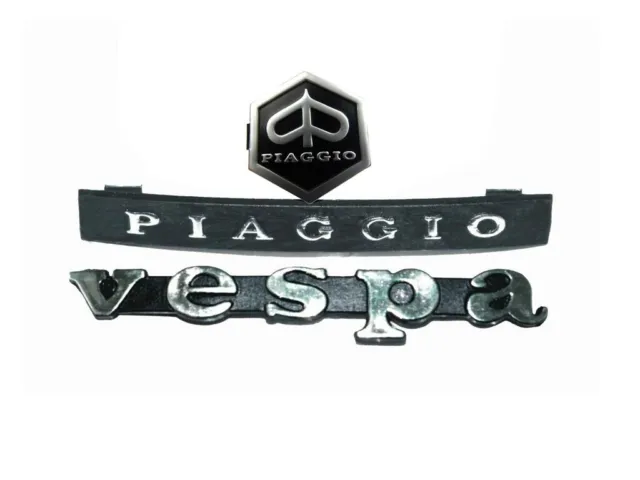 Per Vespa Piaggio Px LML Gamba Protezione Hexagon Corno Ghisa Decalcomania Badge