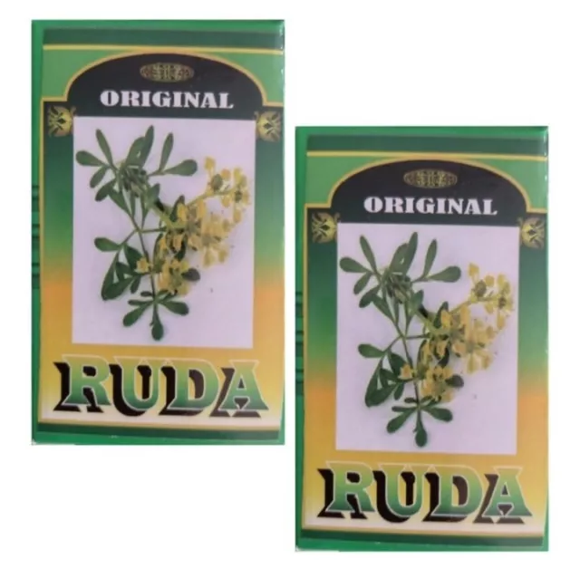 2X Ruda Jabon Espiritual/ Rue Spiritual Soap Bars - 2 Jabones - Envio Gratis