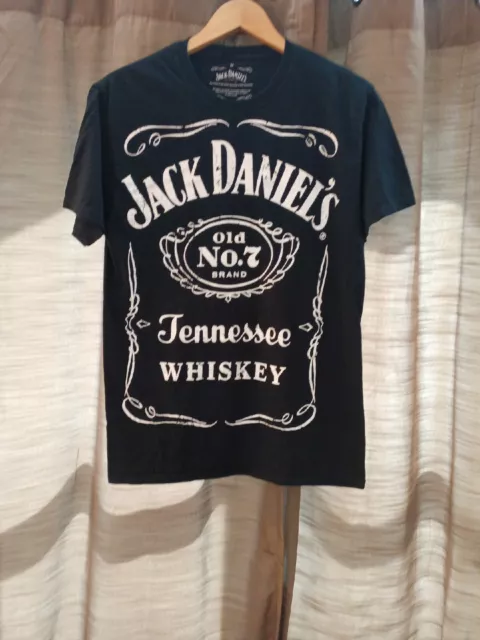 Women's Jack Daniels Tennessee Whiskey Black Short Sleeve T-shirt Medium