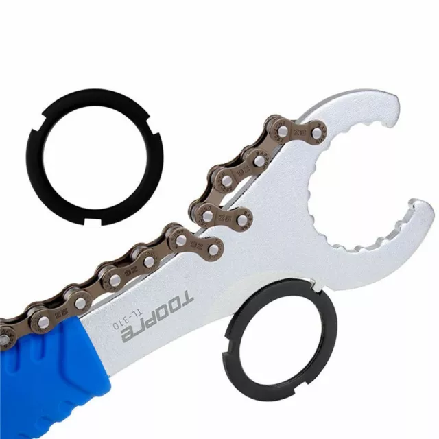 Bike Freewheel Cassette Removal Tools with Chain Whip Wrench Bicycle Sprocket