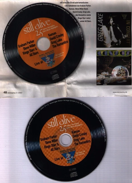 PROMOTION CD RINGO STARR on  V.A. - STILL ALIVE - JUBILÄUMS-CD - KING BISCUIT -