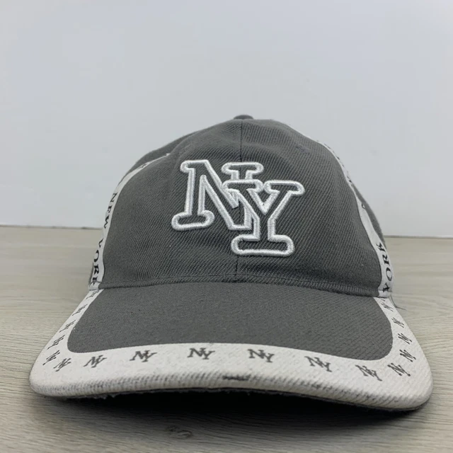 New York Hat NY Gray Hat Adjustable Adult Gray OSFA Adjustable Cap Hat