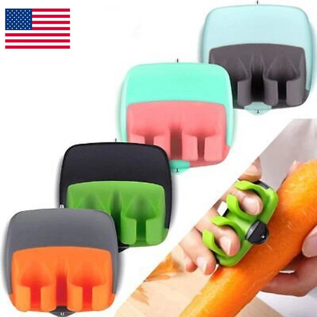 Vegetable Palm Peelers Finger Potato Fruit Apple Cutter For Kitchen 2Pcs