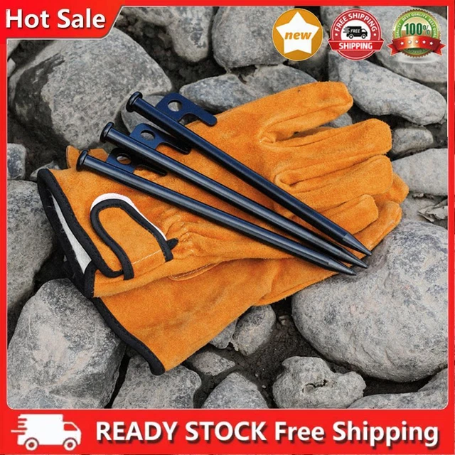 Guanti Griglia Barbq Pelle di Mucca Ispessita Guanti Microonde Forno Guanti Forno Guanti Picnic Barbq