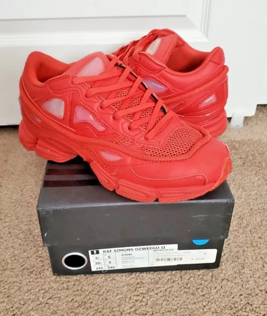 USED Adidas x Raf Simons Ozweego 2 II Red S74584 rare vintage 6.5