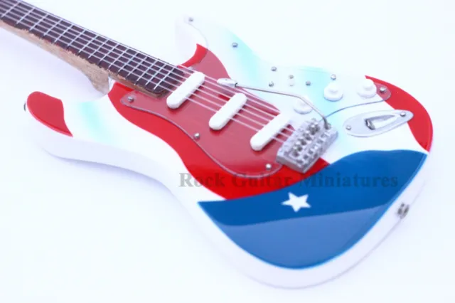 RGM670 Joe Perry Aerosmith  Miniature Guitar 10" height