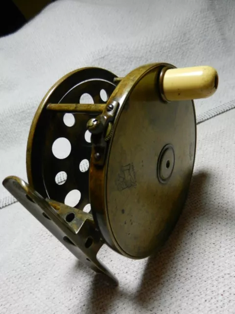HARDY PERFECT BRASS face 4.5 vintage salmon fly reel rare £1,499.00 -  PicClick UK