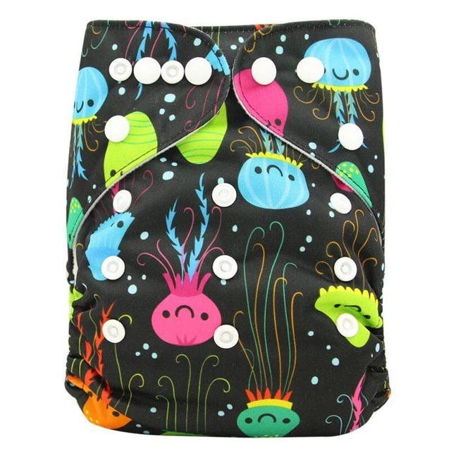 Cloth Diaper Baby Adjustable Cover Soft Suede Washable Nappy Reusable Waterproof 4
