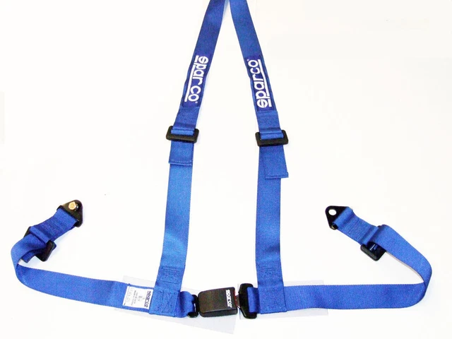 Sparco 3 Point Bolt-In Fixing Buckle Latch Street Racing Harness Pull Down