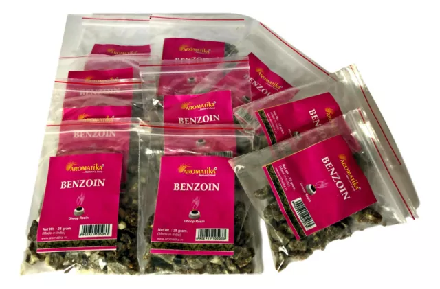 Benzoin/Styrax Natural Incense  Resin XXL 250g (10 x 25g) Bulk Wholesale Resins