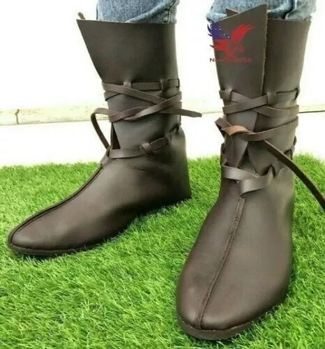 Ren faire Medieval Leather Boots