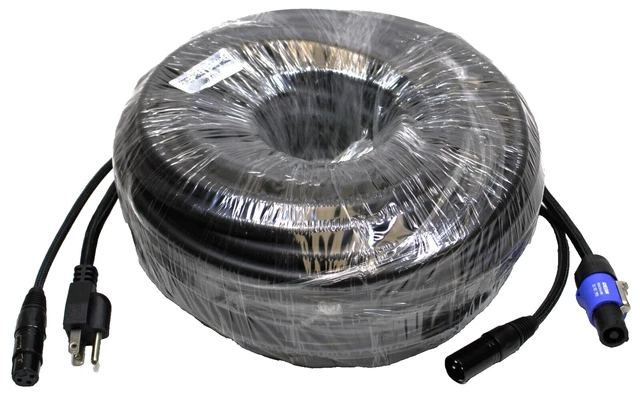 Cavo Combinato XLR DMX / PowerCon Da 5mt Per Alimentazione Teste Mobili - Foto 7