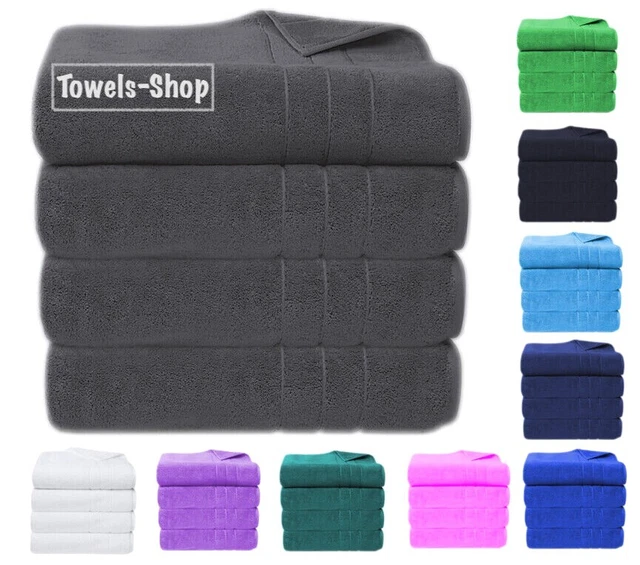4X BIG JUMBO Bath Sheets 100 Pure Cotton Large Size Bathroom Towels