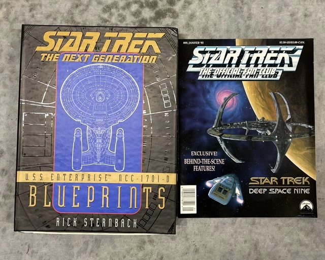 STAR TREK THE Next Generation USS Enterprise NCC 1701 D Blueprints ...