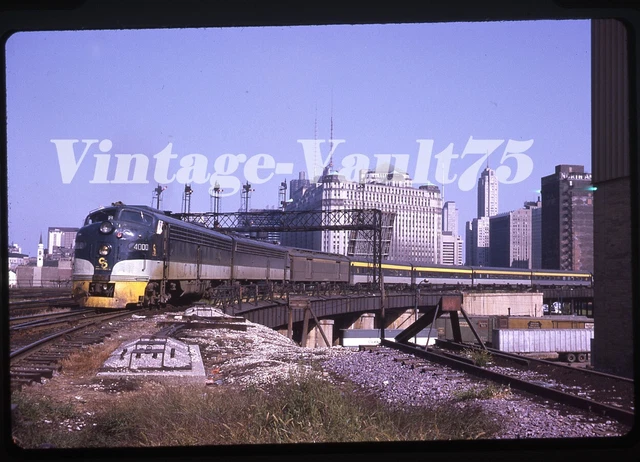 Original Slide C&O 4000 Chesapeake & Ohio Kodachrome 1970 Chicago