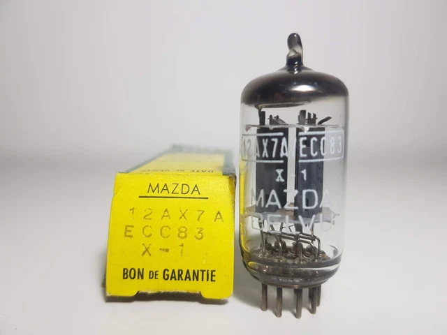 Lampe Mazda 12AX7 ECC83 - Tube électronique Valve - Neuf
