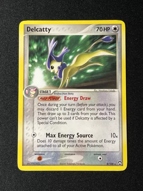Delcatty┃8/108┃Ex Power Keepers┃Rare┃Pokemon Card┃English┃Near Mint