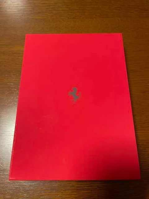 Ferrari Original Limited Novelty Notebook Red H21.5×W15×D3cm From Japan RARE