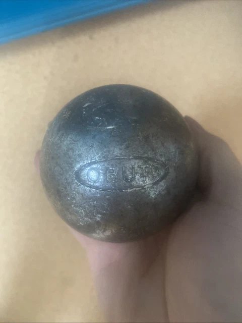 Lot De 2 Boules De Pétanque Obut Vintage - C87 Et T60 1/2 Tendre - 7.3 Cm